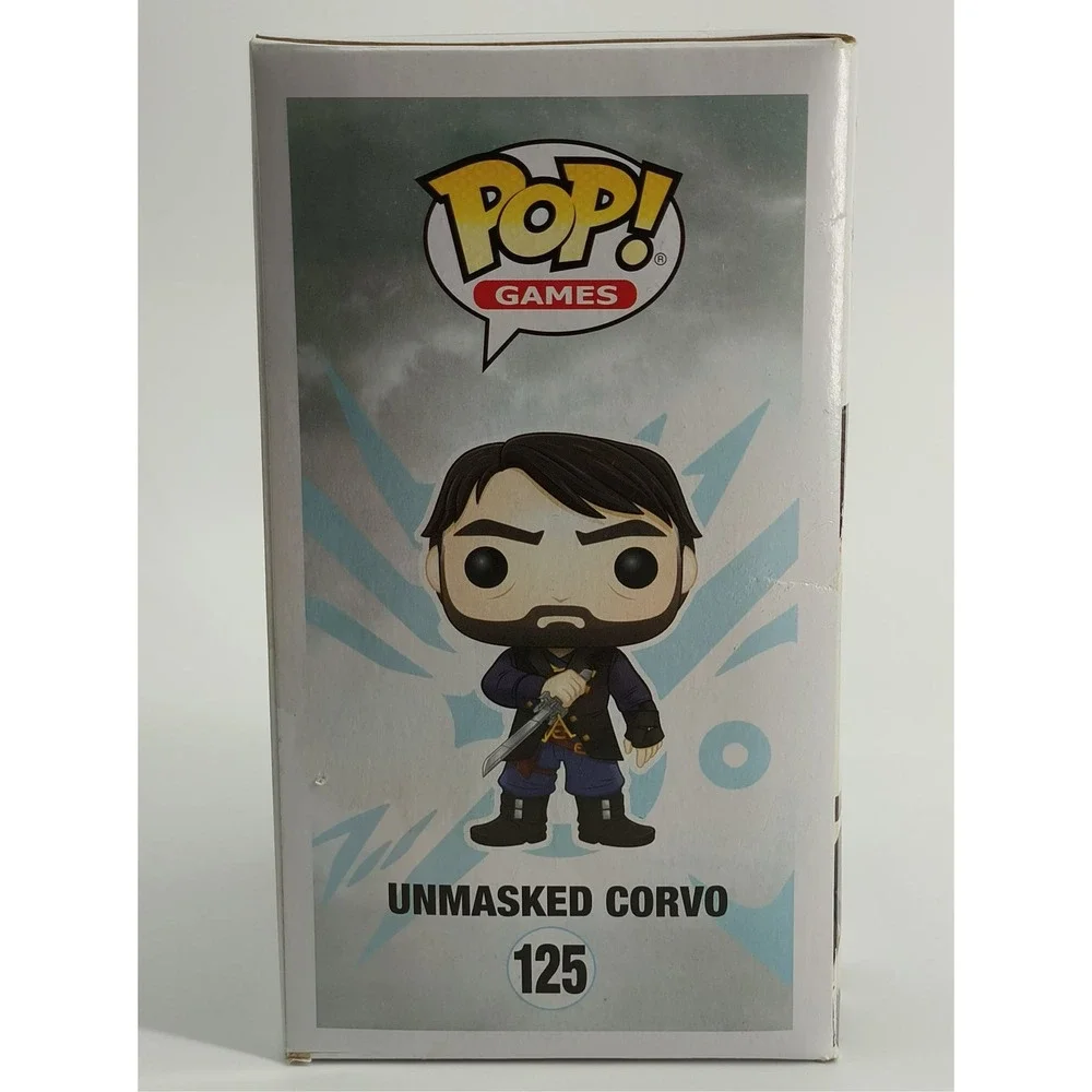 Funko Pop Games Unmasked Corvo 125 Dishonored 2 GameStop Exclusive Vaulted Boxed